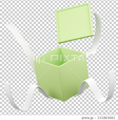 3D 插畫_呈現_黃綠色 131863081