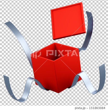 3D 插畫_禮物_紅色 131863084