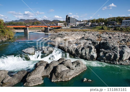 闘竜灘（兵庫県加東市）の写真素材 [131863181] - PIXTA