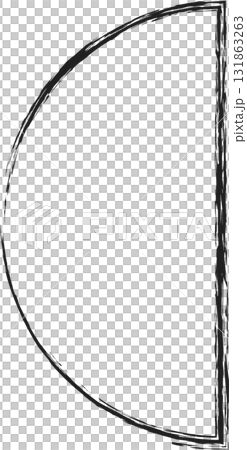 Geometric brush drawn shapes 131863263