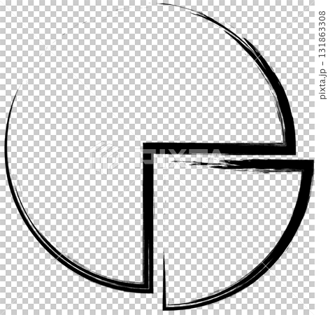 Geometric brush drawn shapes Geometric brush drawn shapes 131863308