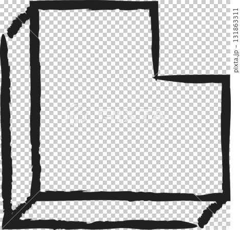 Geometric brush drawn shapes Geometric brush drawn shapes 131863311