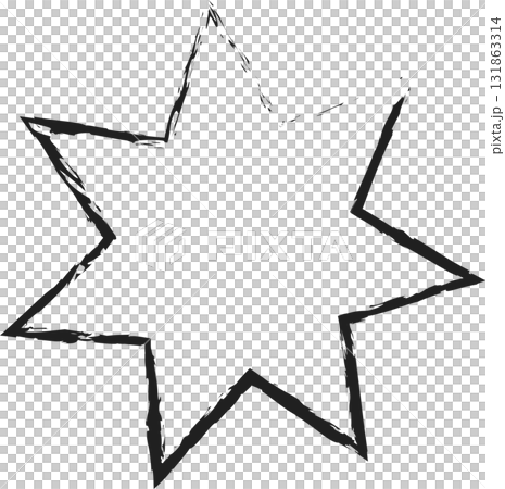 Geometric brush drawn shapes Geometric brush drawn shapes 131863314