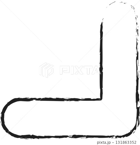 Geometric brush drawn shapes 131863352