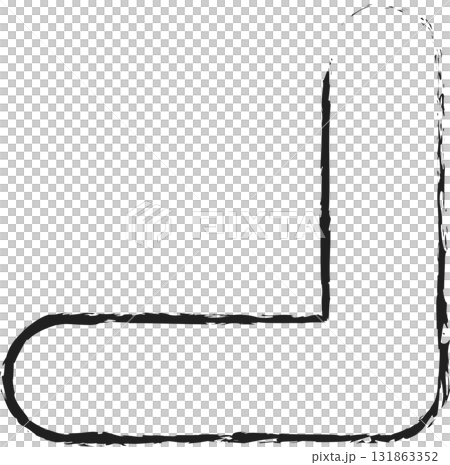 Geometric brush drawn shapes 131863352