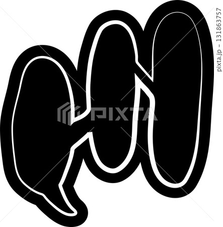 Black speech bubble, dialog, talk, speech, think Black speech bubble, dialog, talk, speech, think 131863757