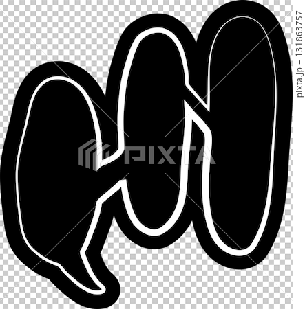 Black speech bubble, dialog, talk, speech, think Black speech bubble, dialog, talk, speech, think 131863757