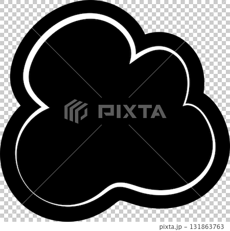 Black speech bubble, dialog, talk, speech, think 131863763