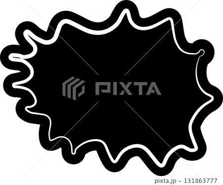 Black speech bubble, dialog, talk, speech, think 131863777