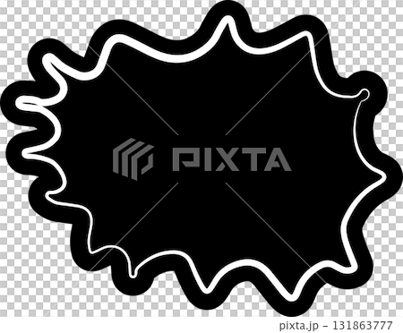 Black speech bubble, dialog, talk, speech, think 131863777