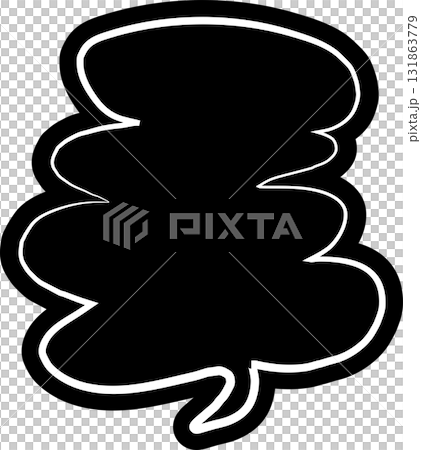 Black speech bubble, dialog, talk, speech, think Black speech bubble, dialog, talk, speech, think 131863779