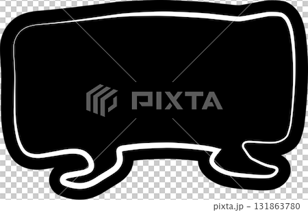 Black speech bubble, dialog, talk, speech, think Black speech bubble, dialog, talk, speech, think 131863780