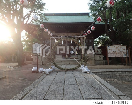 山口県下関市の下関駅近くの小山の上に鎮座しており、源平の合戦で源義経が戦勝祈願した神社である大歳神社 山口県下関市の下関駅近くの小山の上に鎮座しており、源平の合戦で源義経が戦勝祈願した神社である大歳神社 131863917