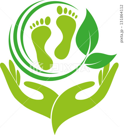 Two feet, foot, foot care, foot massage, physiotherapy, logo, icon Two feet, foot, foot care, foot massage, physiotherapy, logo, icon 131864112