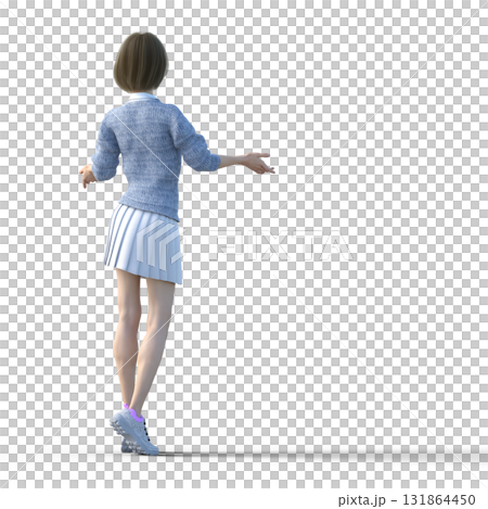 穿著針織衣服的年輕女子 穿著針織衣服的年輕女子 131864450