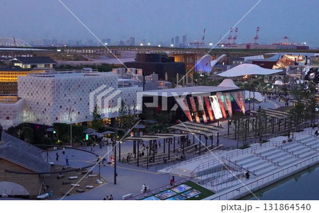 2025 大阪・関西万博　パビリオン景観 131864540