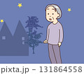 認知症　徘徊　迷う高齢者 131864558