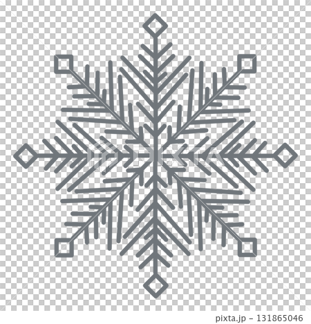 Large snowflake illustration 131865046