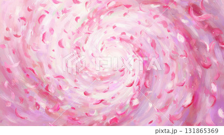 Cherry Blossom Galaxy Swirl in Fantasy Sky Cherry Blossom Galaxy Swirl in Fantasy Sky 131865369