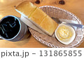 モーニングトーストとアイスコーヒーのセット モーニングトーストとアイスコーヒーのセット 131865855