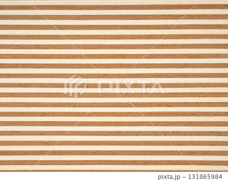 Warm beige and tan stripes create a rhythmic veneer wood pattern Warm beige and tan stripes create a rhythmic veneer wood pattern 131865984