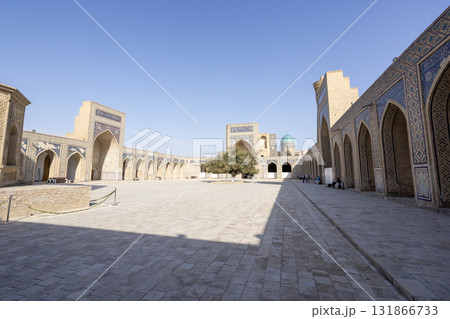 the square of Po-i-Kalan, or Poi Kalan is an Islamic religious complex located in Bukhara, Uzbekistan 131866733