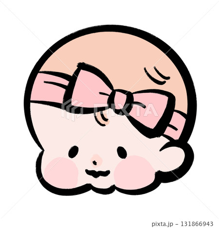 かわいい赤ちゃんイラスト かわいい赤ちゃんイラスト 131866943