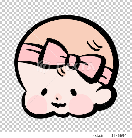 かわいい赤ちゃんイラスト かわいい赤ちゃんイラスト 131866943