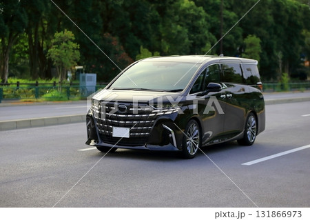 黒い高級ミニバン イメージ 黒い高級ミニバン イメージ 131866973