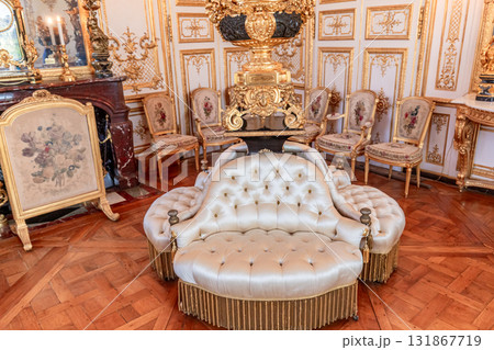 Chateau de Chantilly, interiors and details, Oise, France Chateau de Chantilly, interiors and details, Oise, France 131867719