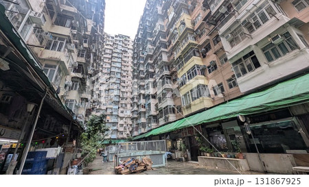 香港のモンスターマンションの外観 香港のモンスターマンションの外観 131867925