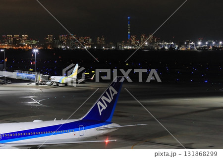 羽田空港の夜景 羽田空港の夜景 131868299