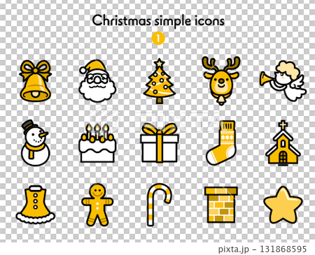 Simple Icon Collection Christmas Simple Icon Collection Christmas 131868595
