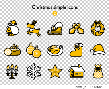 Simple Icon Collection Christmas Simple Icon Collection Christmas 131868598