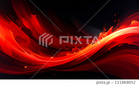 AIの情熱と躍動、バーミリオン・レッド 131869052