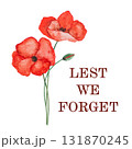 Remembrance Day. Lest We forget. We Weill Remember. Greeting card 131870245
