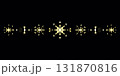 Gold Ink Line – 高級感のある星ライン素材① 131870816