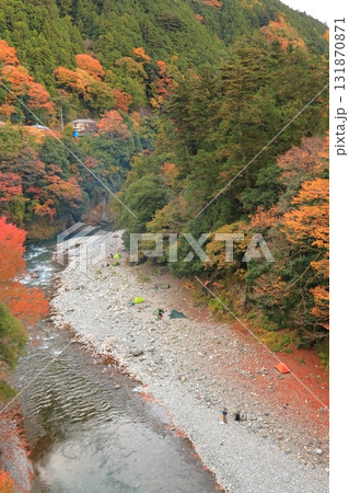 氷川渓谷の紅葉 131870871