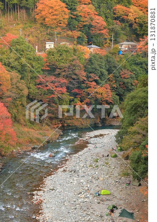 氷川渓谷の紅葉 131870881