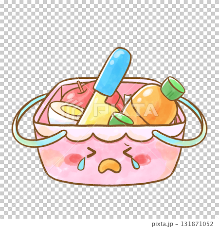 Crying pretend play set/Watercolor character illustration (tidying up/rules) Crying pretend play set/Watercolor character illustration (tidying up/rules) 131871052