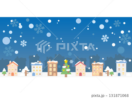 クリスマスの街並み 131871068