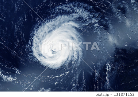 Typhoon, hurricane from space. Elements of this image furnished by NASA Typhoon, hurricane from space. Elements of this image furnished by NASA 131871152