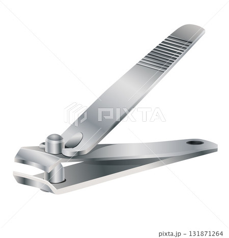 nail clipper fingernail tool realistic style 131871264