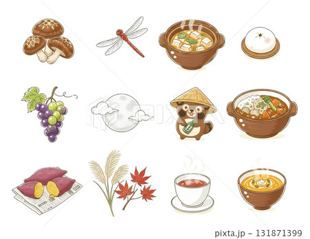 秋のイラスト 131871399