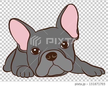 法國鬥牛犬 03（Prindle）躺著 131871703