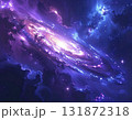 銀河の煌めきが広がる神秘的な宇宙背景 131872318