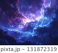 銀河の煌めきが広がる神秘的な宇宙背景 131872319