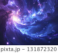 星々が輝く幻想的な深宇宙デザイン 131872320