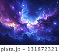 星々が輝く幻想的な深宇宙デザイン 131872321