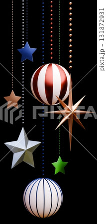 3D素材_クリスマスオーナメント 131872931
